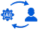 AI + Human Sync Icon